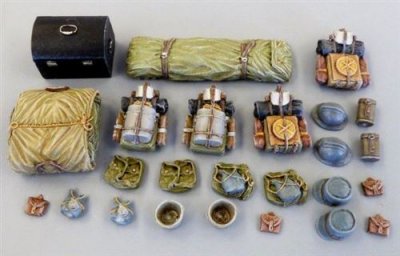 PLUS MODEL  Sac &agrave; dos fran&ccedil;ais WWI- 1/48 - Accessoire