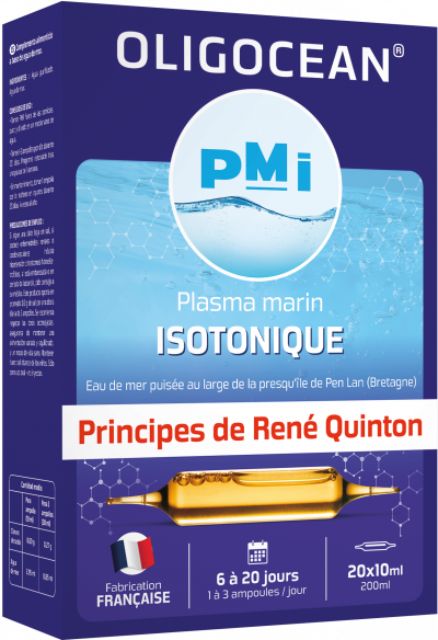 OLIGOCEAN Pmi (Plasma Marin Isotonique) 20 Ampoules de 15ml