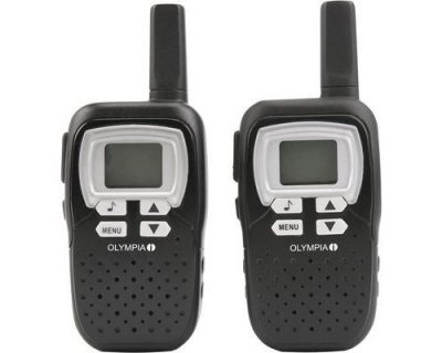 OLYMPIA Pmr 1208 5392 Talkie-walkie pmr jeu de 2 - noir - 
