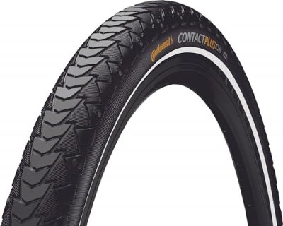 CONTINENTAL Pneu  contact plus 700c tubetype rigide safetyplus reflex