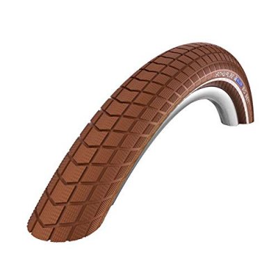 SCHWALBE Pneu de route  Little Big Ben - Marron/R&eacute;fl&eacute;chissant