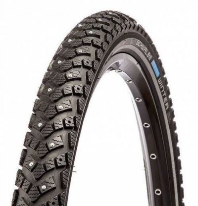 SCHWALBE Pneu neige 700x35  Winter 118 clous renfort noir flanc r&eacute;fl&eacute;