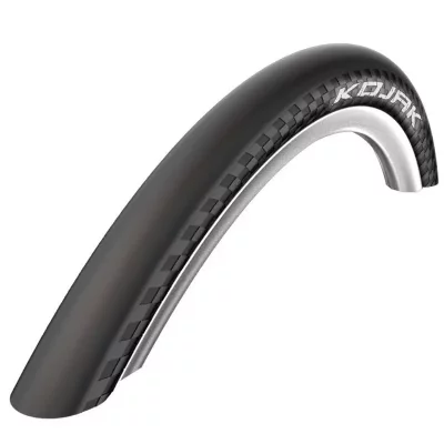 SCHWALBE Pneu  Kojak Slick RaceGuard - Noir} - Wire Bead, Noir}
