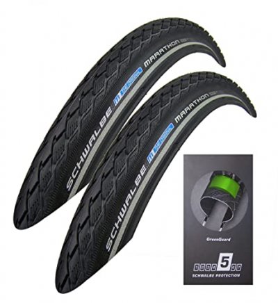 SCHWALBE Pneu  Marathon Performance Green Guard Wire 650b x 42c