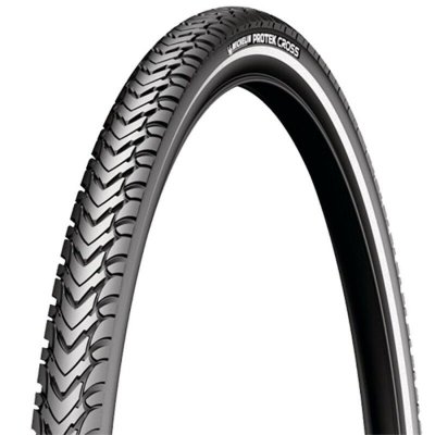 MICHELIN Pneu v&eacute;lo City  Protek Cross flanc r&eacute;fl&eacute;chissant 700x40 TR