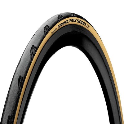 CONTINENTAL Pneu v&eacute;lo  Grand Prix 5000 700x25C noir flanc cr&egrave;me TS 33