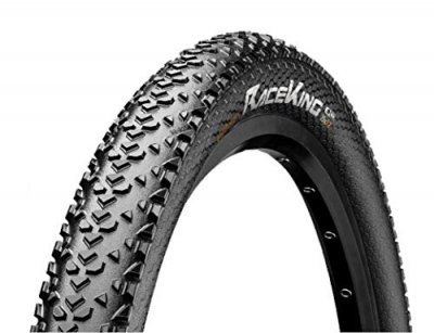 CONTINENTAL Pneu VTT 26""  Race King - tringle large, Noir/R&eacute;fl&eacute;chissant