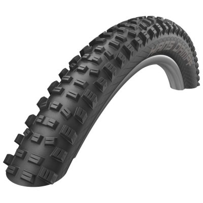 SCHWALBE Pneu VTT  Hans Dampf TwinSkin (compatible tubeless), Black
