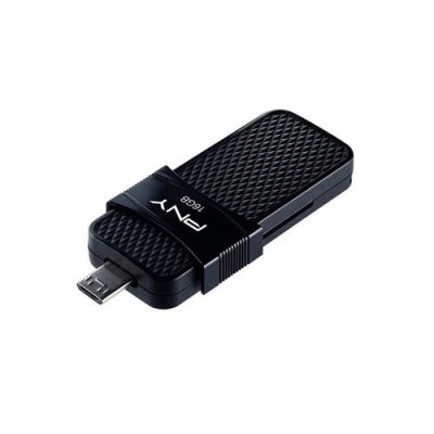 PNY  Duo-Link On-the-Go - Cl&eacute; USB - 16 Go - USB 3.1 / micro USB