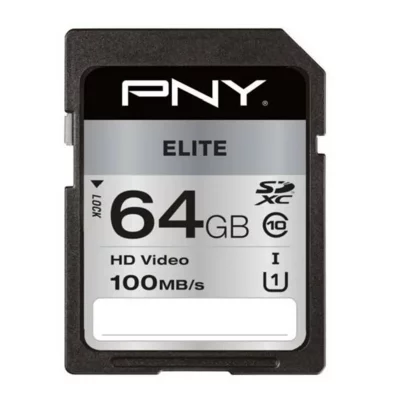 PNY  Elite - Carte m&eacute;moire flash - 64 Go - UHS-I U1 / Class10 - SDXC UHS-I 