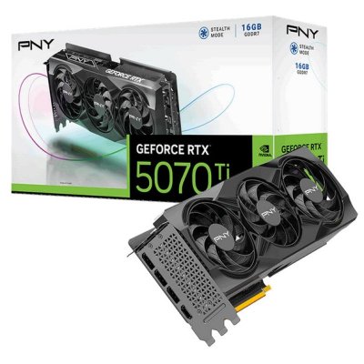 PNY  GeForce RTX 5070 Ti NVIDIA 16 Go GDDR7 - Neuf