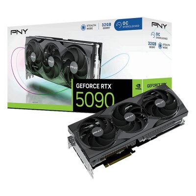 PNY  GeForce RTX 5090 32GB Overclocked Triple Fan 