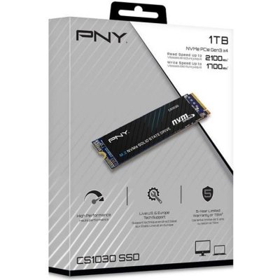 PNY  TECHNOLIGIES CS1030 Disque dur SSD - 1TB - PCIE - M2 - NVMe - Neuf