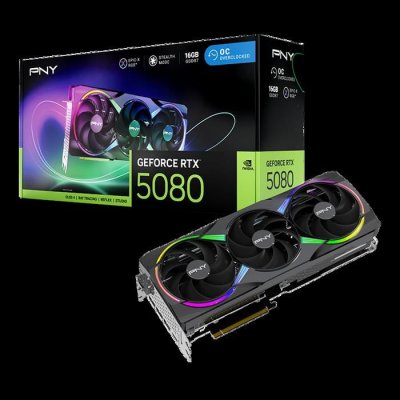 PNY  VCG508016TFXXPB1-O carte graphique NVIDIA GeForce RTX 5080 16 Go GDDR7