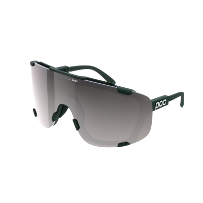 POC  - Devour Cat 3 - Lunettes v&eacute;lo Pargasite Green 2026 - Clarity Road Sunny Silver Cat 3
