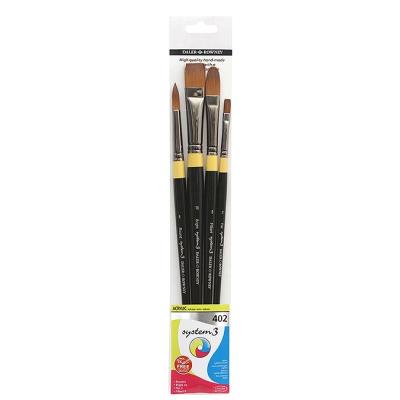 DALER ROWNEY Pochette 4 Pinceaux System 3 Ml - 