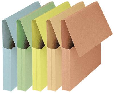 GENERIQUE Pochette &agrave; soufflet vip Fast pastel &agrave; rabat pour document - Lot de 50