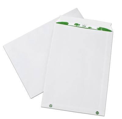 GPV Pochette C4 blanche ERA PURE 90g/m&sup2; Auto-adh&eacute;sive - Boite de 250