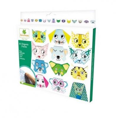 AU SYCOMORE Pochette cr&eacute;ative : 1er origami animaux CRE44012