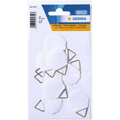 HERMA Pochette de 10 attaches sous/verre 30mm
