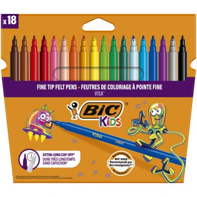 BIC Pochette de 18 feutres Visa - 