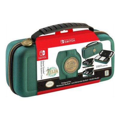NINTENDO Pochette De Transport Rigide Pour Consoles Et Accessoires Switch Verte Zelda Nns4000g