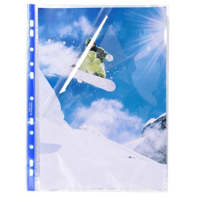EXACOMPTA Pochette  - Sachet de 25 pochettes perfor&eacute;es Stop Doc A4