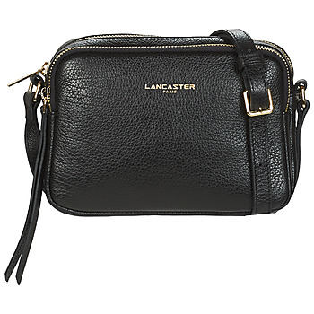LANCASTER Pochette  Adeline en cuir ref_lan41909-noir-19*14*6 NOIR