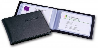 SIGEL Pochette pour cartes de visite, pour 40 cartes de