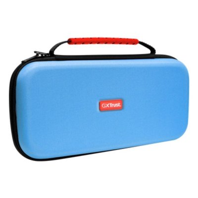 TRUST Pochette pour Nintendo Switch 2 -  - GXT 1251B - Antichoc - Espace pour 4 Joy-Cons - Bleu