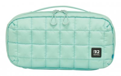 HORI Pochette rembourr&eacute;e  Vert pour Nintendo Switch 2