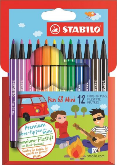 STABILO Pochette  pen 68 mini x 12 668/12