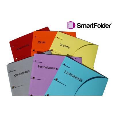 DJOIS MADE BY TARIFOLD Pochettes Smartfolder Pro A4 300 G/M&sup2; Assortiment - 6 Unit&eacute;s