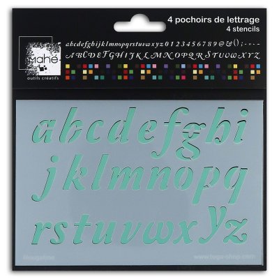 DRAEGER Pochoirs Alphabet - Nougatine -  Paris