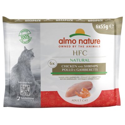 ALMO NATURE HFC Pochons almo nature classic pour chat poulet et crevettes