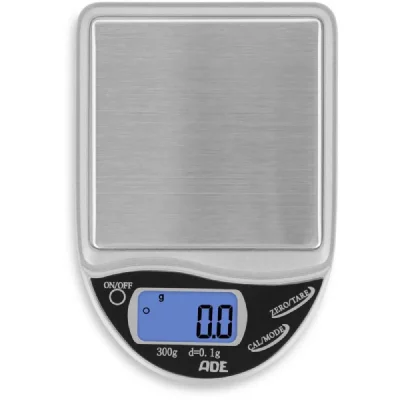 ADE Pocket 300 g R&eacute;f.4260075853437 Balance de cuisine digitale compacte plateau inox