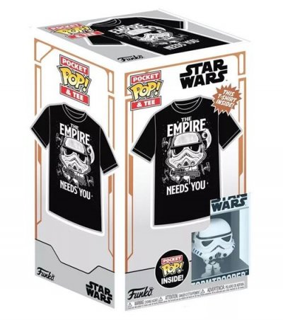 FUNKO Pocket Pop! & Tee - Star Wars - Stormtrooper - Taille L(kd)