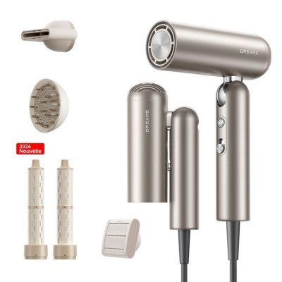  Pocket Pro s&egrave;che-cheveux 1300 W Or