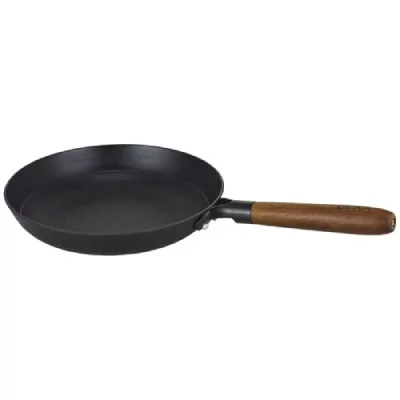 BEKA Po&ecirc;le 24 cm acier emmaill&eacute; poign&eacute;e acacia Mandala