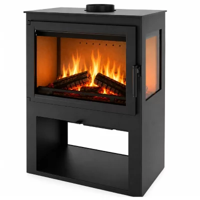 NORDFLAM Po&ecirc;le &agrave; bois  MARSALA 9.5 kW Acier Noir