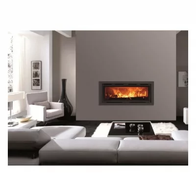 GENERIQUE Po&ecirc;le &agrave; bois - PANADERO - Insert C-101-S Ecodesign - 8,9 kw - B&ucirc;ches 80 cm 
