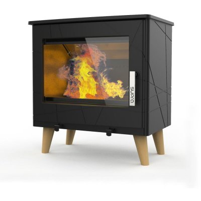 SUPRA Po&ecirc;le &agrave; bois STINA 7,3KW en fonte - &eacute;tanche - eco design