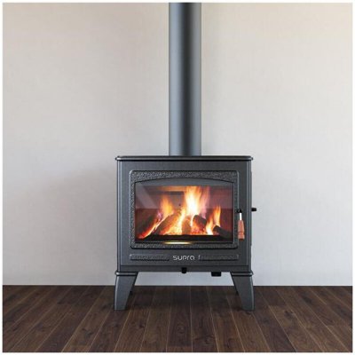 SUPRA Po&ecirc;le &agrave; bois  Vercors E 8,7 kW Noir