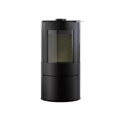 SUPRA Po&ecirc;le &agrave; bois vertical Celeste 6 kW 180&deg; acier noir &eacute;tanche RE2020
