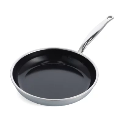 GREENPAN Po&ecirc;le &agrave; Frire Premi&egrave;re 28 cm -  - Argent - Inox
