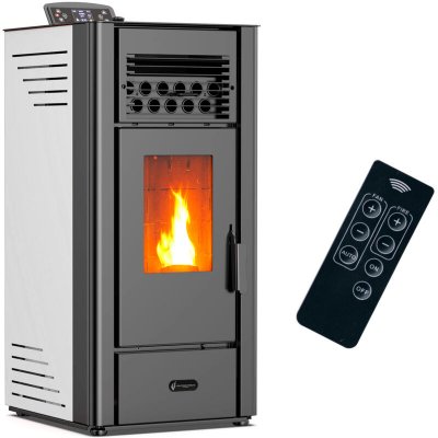 SANNOVER Po&ecirc;le &agrave; granul&eacute;s air Anita 10 kW Blanc 