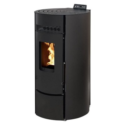 INTERSTOVES Po&ecirc;le &agrave; granules  LEANDRO 9 Etanche - Noir