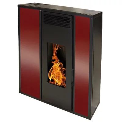 INTERSTOVES Po&ecirc;le &agrave; granules TESSA 10KW Etanche Concentrique - Bordeaux