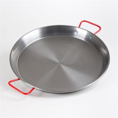 GARCIMA Po&ecirc;le &agrave; paella valence 40 cm en acier poli -  - Argent - Acier