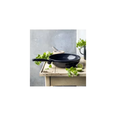 GREENPAN Po&ecirc;le wok torino 28 cm en c&eacute;ramique -  - Noir - C&eacute;ramique